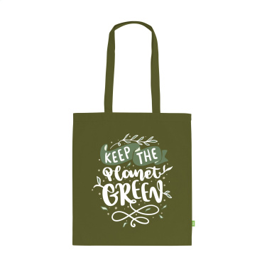 Logotrade promotional item image of: Organic Cotton Shopper (140 g/m²) bag