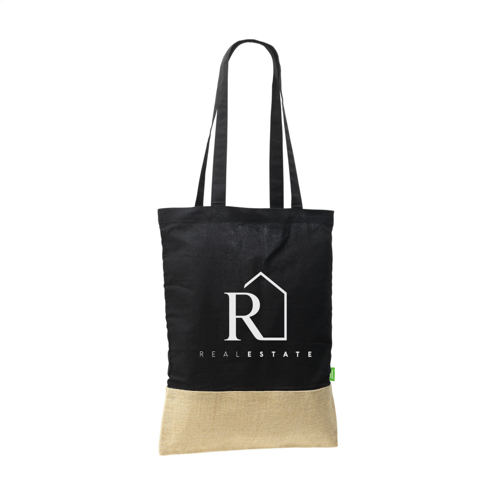 Logotrade advertising product image of: Combi Organic Shopper (160 g/m²) bag