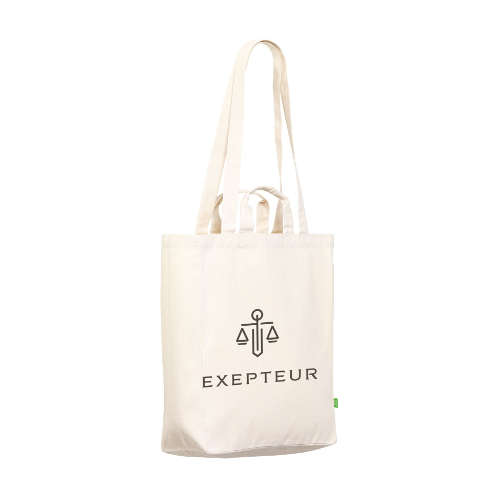 Logo trade promotional gifts image of: Organic Cotton Canvas Tote Bag (280 g/m²)