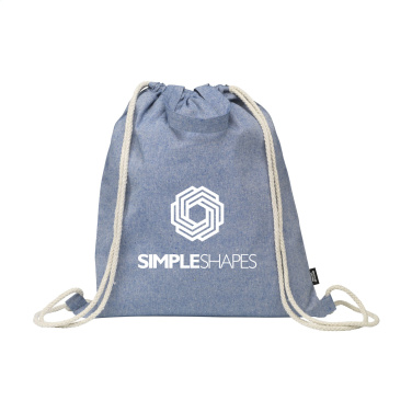 Logo trade advertising product photo of: GRS Recycled Cotton PromoBag Plus (180 g/m²) backpack