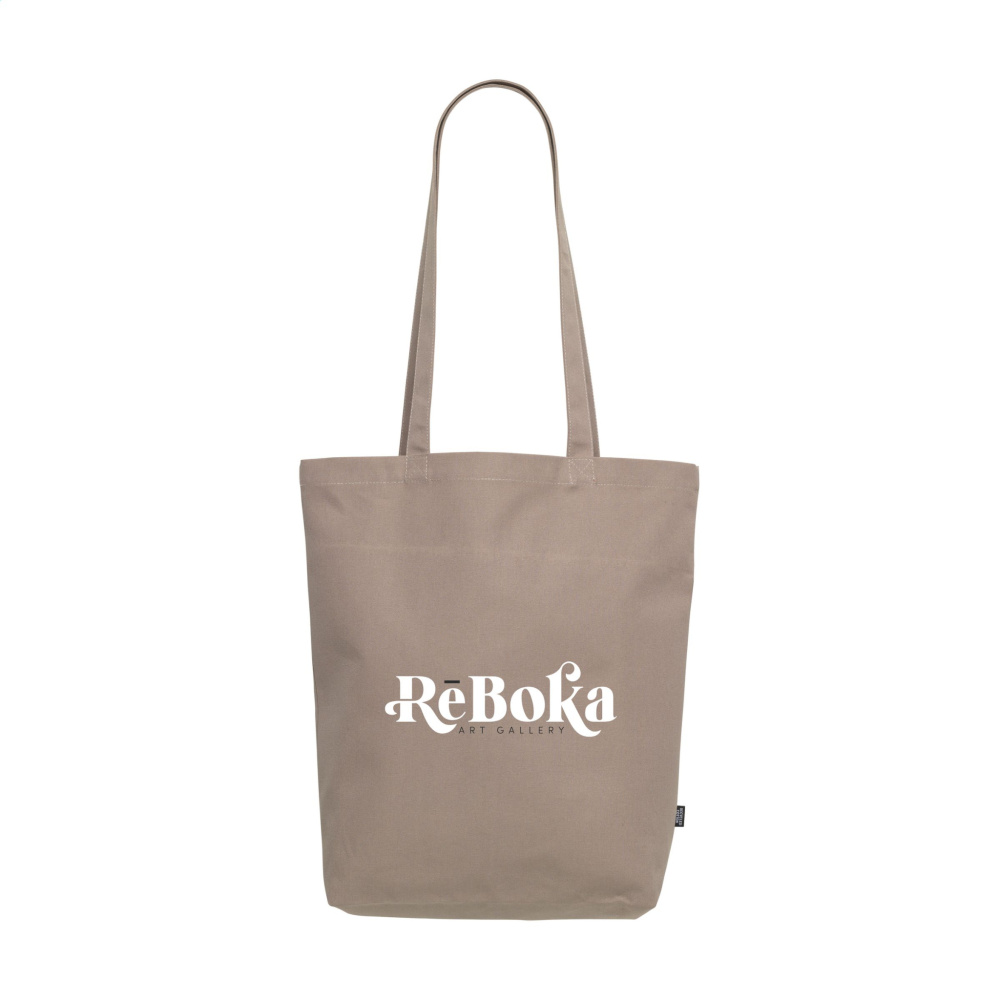 Logo trade promotional gifts image of: GRS Recycled Canvas Bag Colour (260 g/m²)