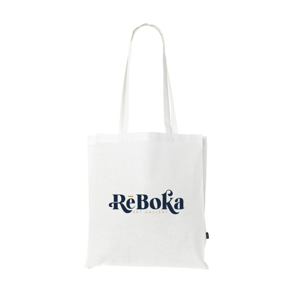 Logo trade promotional merchandise picture of: Colour Square Bag GRS Recycled Cotton (150 g/m²)