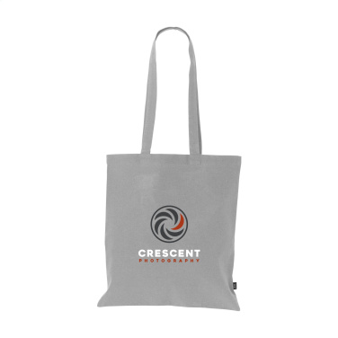 Logo trade corporate gifts image of: Shoppy Colour Bag GRS Recycled Cotton (150 g/m²)