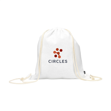 Logotrade promotional item picture of: PromoColour GRS Recycled Cotton Backpack (150 g/m²)