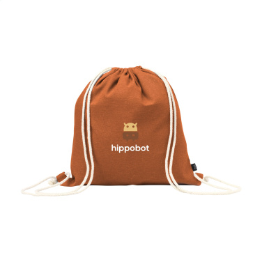 Logo trade promotional merchandise image of: PromoColour GRS Recycled Cotton Backpack (150 g/m²)