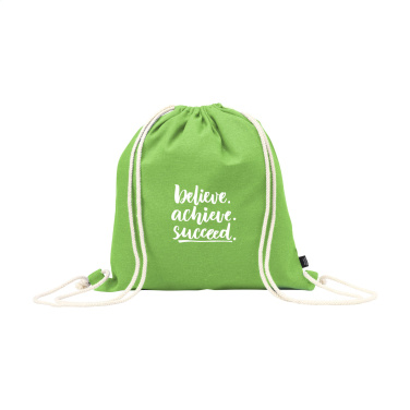 Logo trade promotional item photo of: PromoColour GRS Recycled Cotton Backpack (150 g/m²)