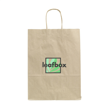 Logotrade advertising product image of: Leaf It Bag Wide recycled grass paper (90 g/m²) M