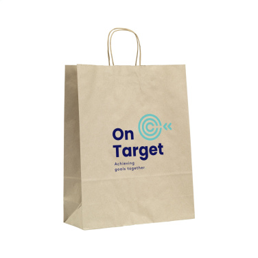 Logo trade promotional gifts image of: Leaf It Bag recycled grass paper (90 g/m²) M