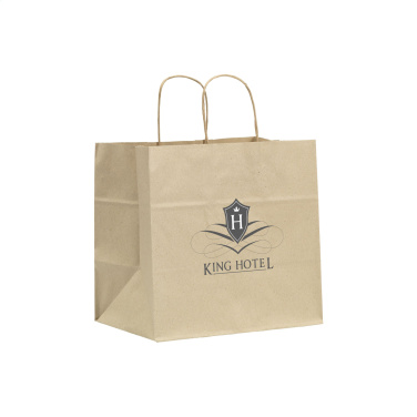 Logotrade promotional merchandise picture of: Leaf It Bag recycled grass paper (90 g/m²) L