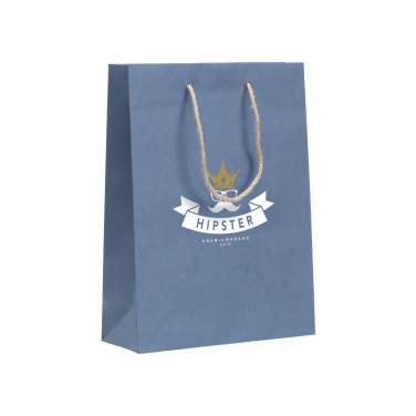 Logotrade promotional merchandise image of: Leaf It Bag recycled with jeans fibres (180 g/m²) M