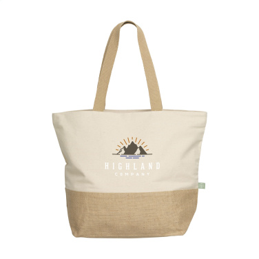 Logo trade promotional merchandise image of: Cancun Beachbag Organic Cotton (320 g/m²)