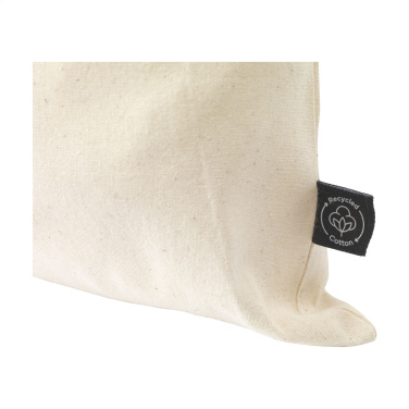 Logotrade promotional product image of: Gift Pouch Natural GRS Recycled Cotton (150 g/m²) L