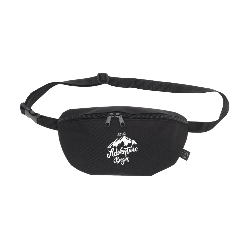 Logo trade promotional merchandise image of: Huckle Belt Bag GRS RPET waist bag