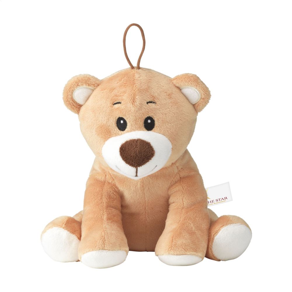 Logo trade promotional giveaways image of: Thom plush bear cuddle toy