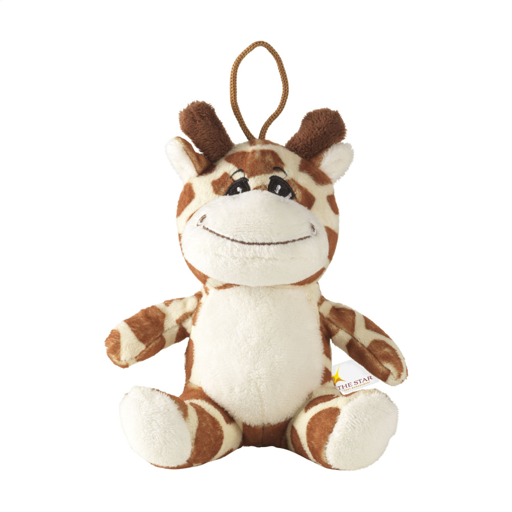 Logotrade promotional gift image of: Animal Friend Giraffe cuddle toy