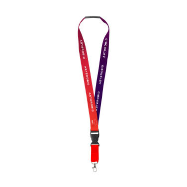 Logo trade promotional giveaway photo of: Lanyard Promo Complete Sublimation RPET 2 cm keycord