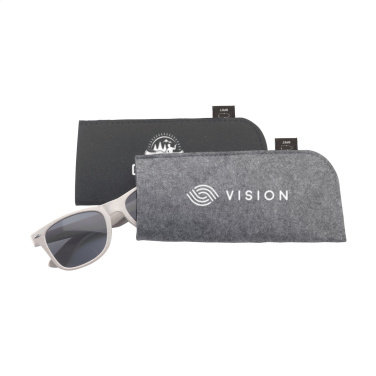 Logo trade promotional giveaway photo of: Feltro GRS RPET Pouch for glasses