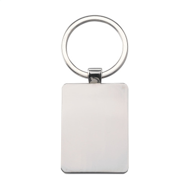 Logo trade advertising product photo of: Bamboo Key Rectangle keyring