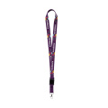 Lanyard Sublimation Buckle keycord 25 mm, multicolour