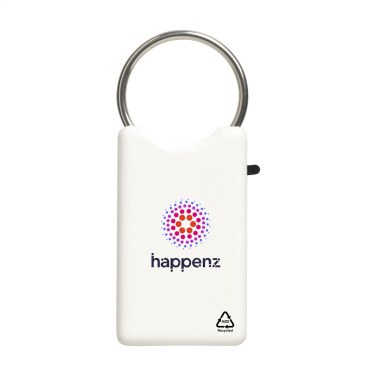 Logo trade promotional items picture of: Safe GRS Recycled Key Ring