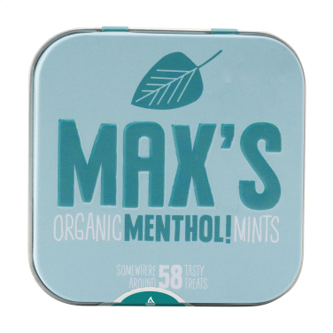 Logo trade promotional product photo of: Max's Mints Organic Menthol Mints