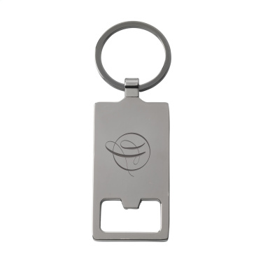 Logo trade advertising products image of: Sammy bottle opener / keyring