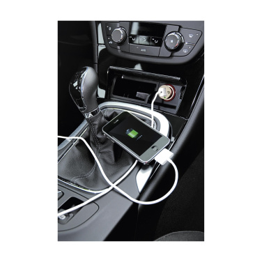 Logo trade promotional gifts image of: USB CarCharger plug