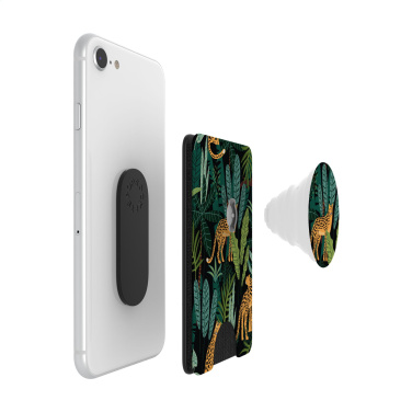 Logo trade promotional giveaways image of: PopSockets® PopWallet+ card holder with PopGrip