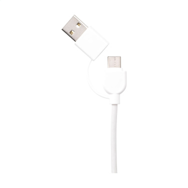 Logo trade promotional item photo of: Charging Cable RCS Recycled ABS-TPE