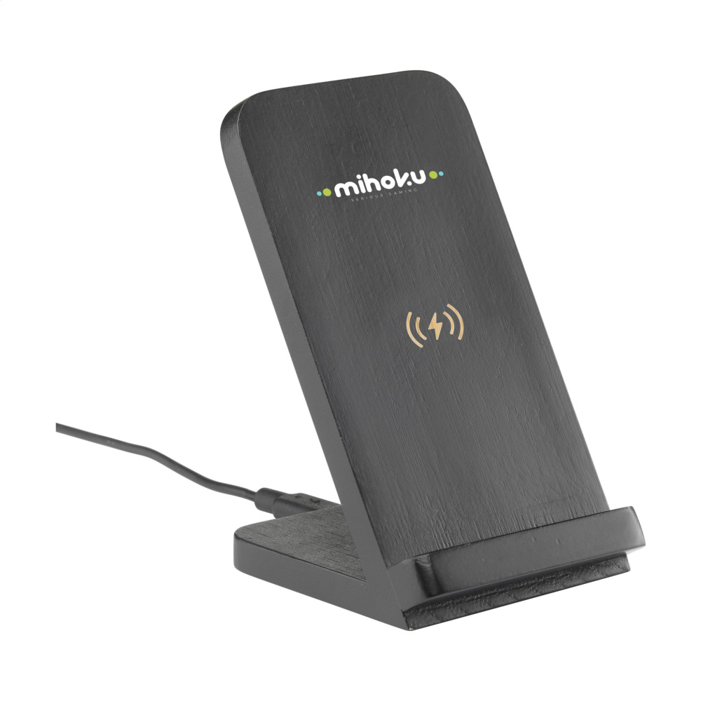 Logotrade advertising product picture of: Baloo Wireless Charger Stand 15W