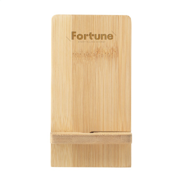 Logo trade promotional items picture of: Miyo Bamboo Phone Stand