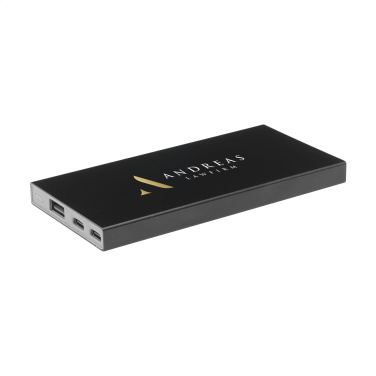 Logo trade corporate gift photo of: Tecco GRS Recycled Alu Powerbank 5000 external charger