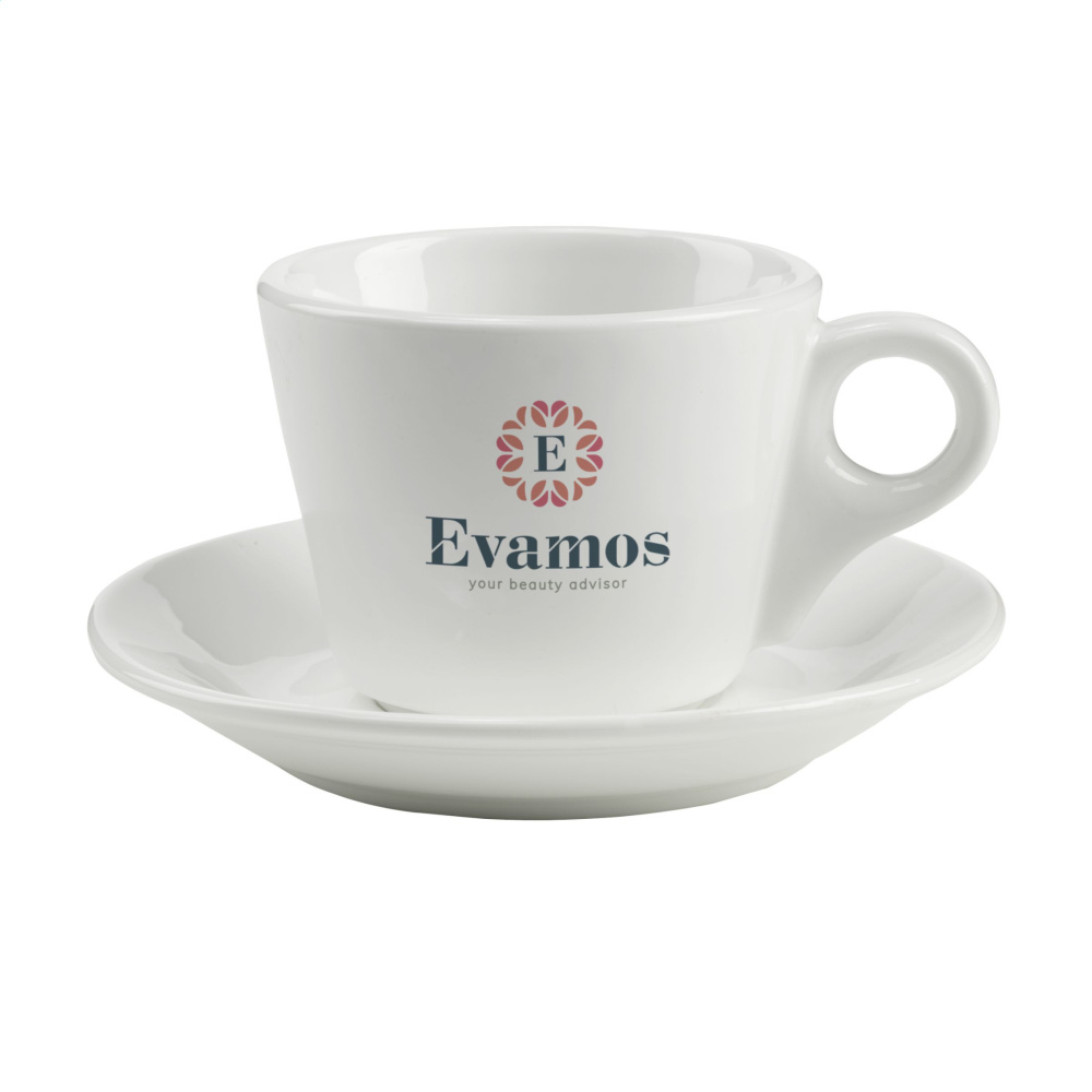 Logo trade promotional gifts image of: DaVinci 205 ml cup and saucer