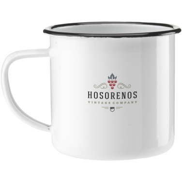 Logo trade advertising product photo of: Retro Enamel Mug 350 ml