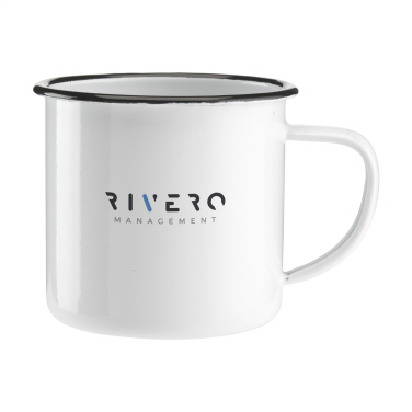 Logotrade promotional item picture of: Retro Enamel Mug 350 ml