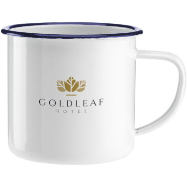 Logo trade promotional item photo of: Retro Enamel Mug 350 ml