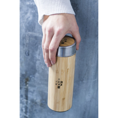 Logotrade promotional product picture of: Osaka 360 ml bamboo thermo bottle/thermo cup