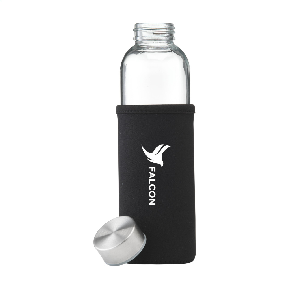 Logo trade advertising products image of: Senga Glass 500 ml drinking bottle