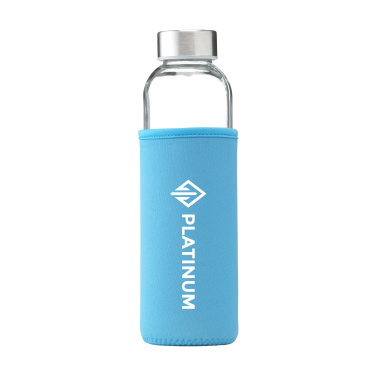 Logo trade advertising products picture of: Senga Glass 500 ml drinking bottle