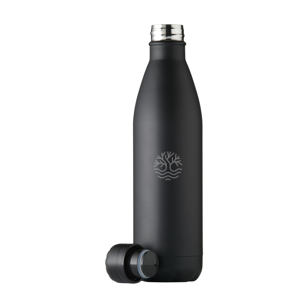 Logo trade corporate gifts image of: Topflask RCS Recycled Steel 750 ml drinking bottle