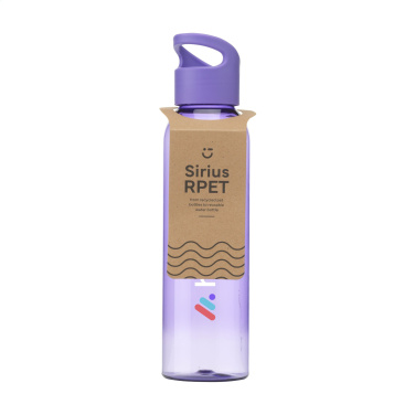 Logo trade advertising product photo of: Sirius GRS RPET 650 ml drinking bottle