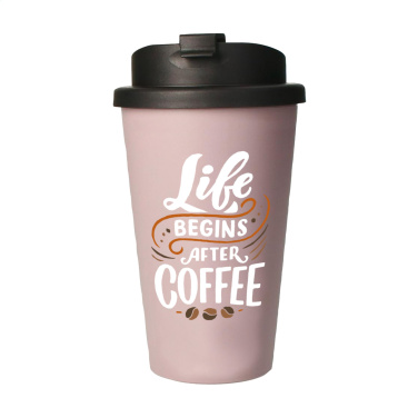 Logo trade business gift photo of: Eco Coffee Mug Premium Deluxe 350 ml coffee cup