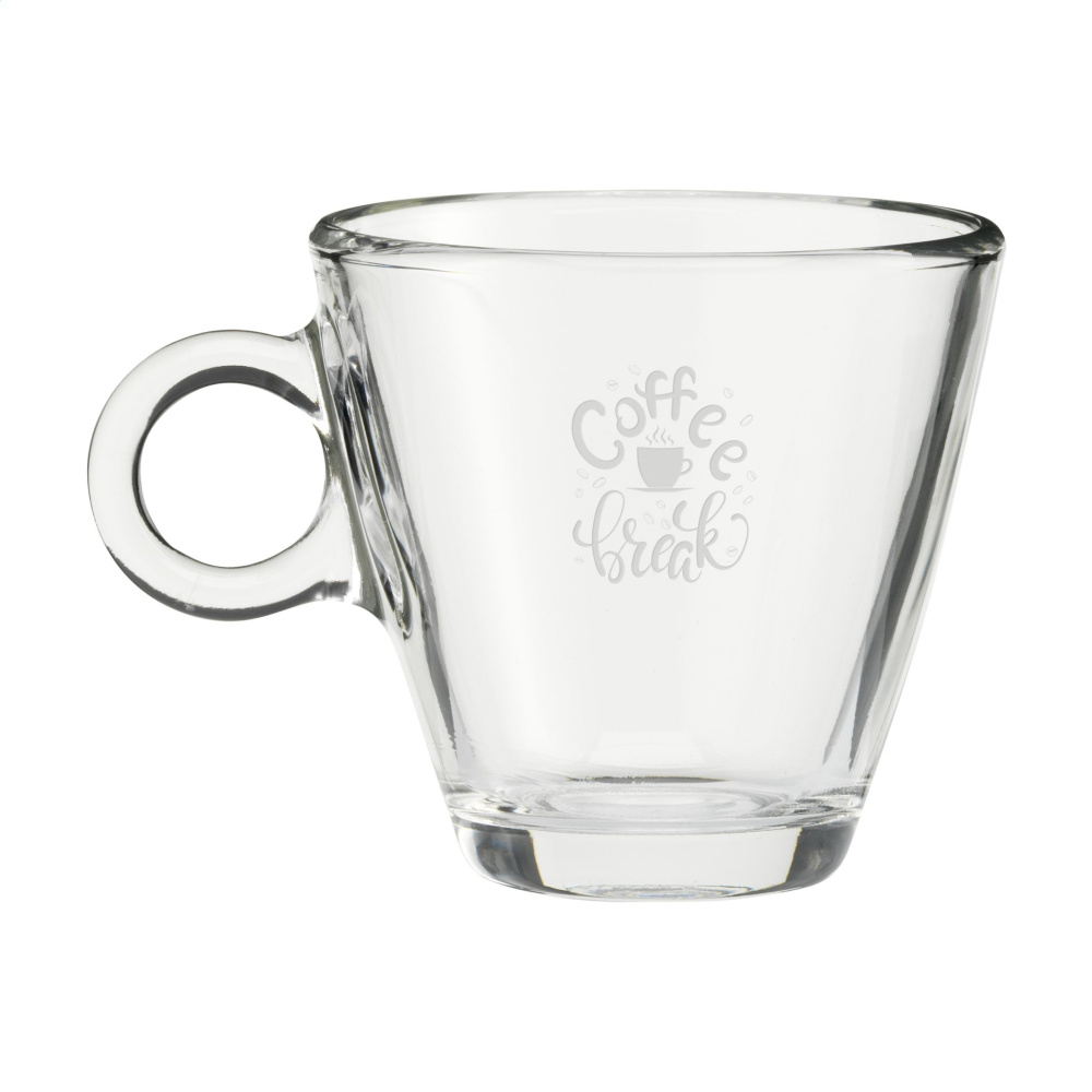 Logo trade advertising products image of: Lugano Coffee Glass 230 ml