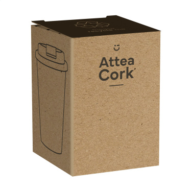 Logo trade promotional gifts image of: Attea Cork 350 ml coffee cup