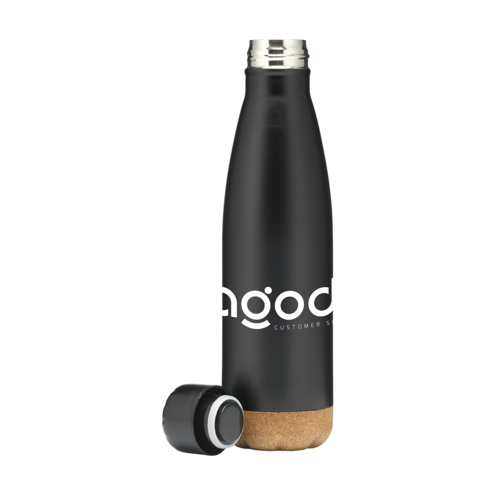 Logo trade promotional giveaways image of: Topflask Cork 470 ml drinking bottle