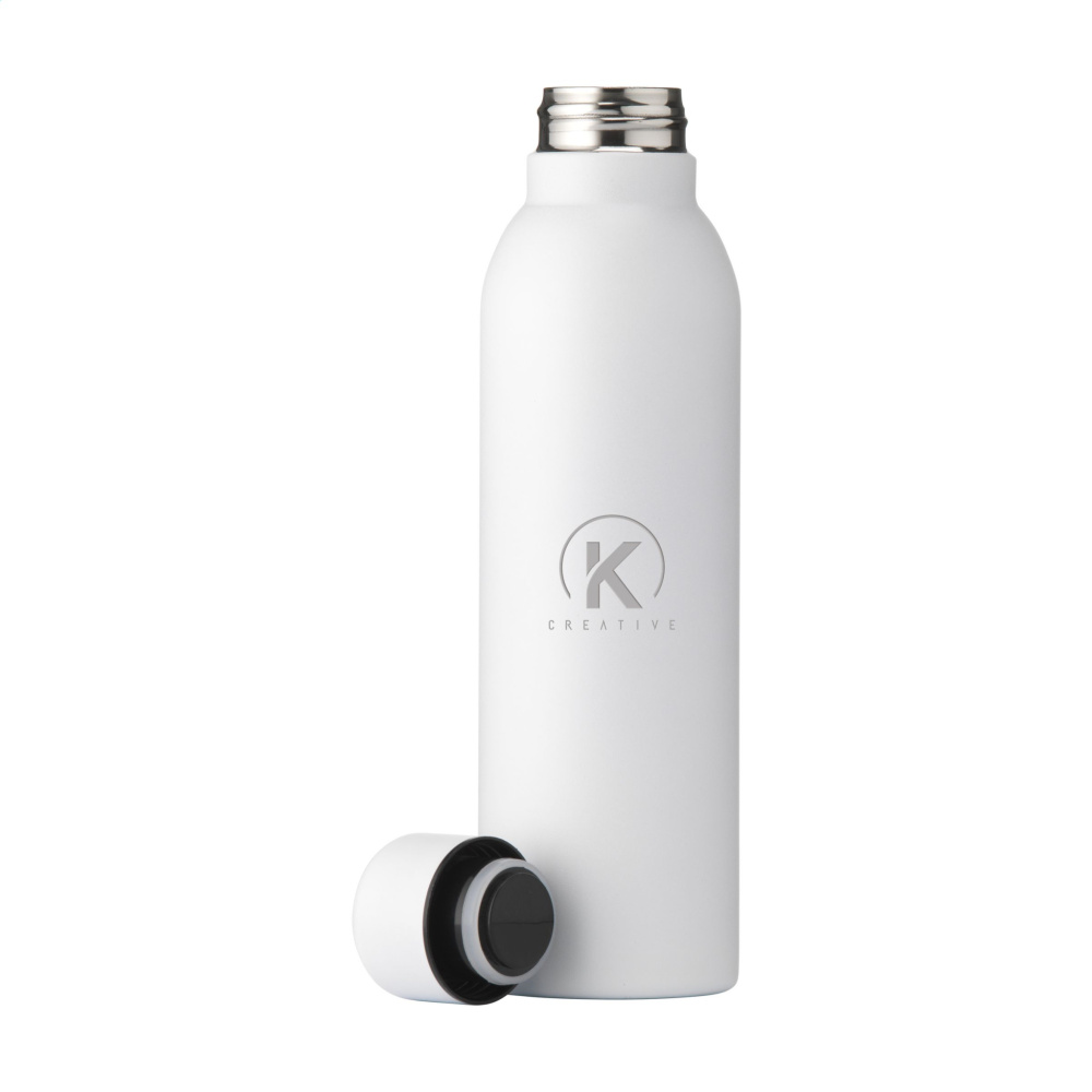 Logotrade promotional merchandise picture of: Helios RCS Recycled Steel Bottle 470 ml