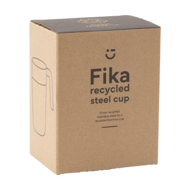 Logo trade promotional gift photo of: Fika RCS Recycled Steel Cup 400 ml thermo cup