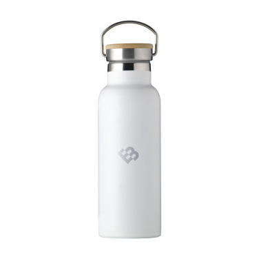 Logo trade promotional products picture of: Nordvik RCS Recycled Steel 500 ml drinking bottle