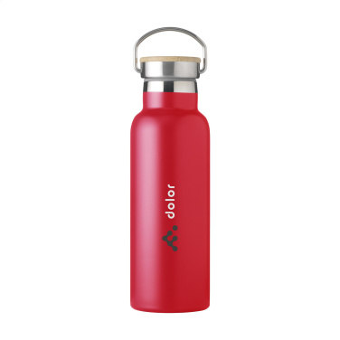 Logo trade advertising products picture of: Nordvik RCS Recycled Steel 500 ml drinking bottle