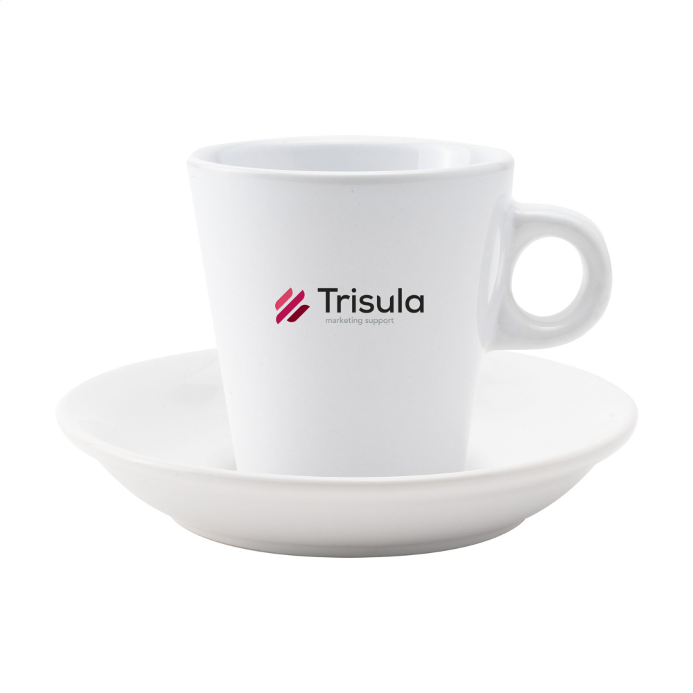 Logo trade promotional merchandise photo of: Burano 200 ml mug and saucer